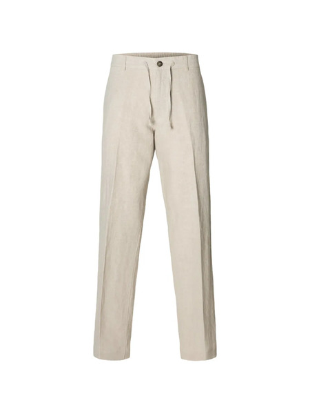  Selected Drawstring Trousers - White 