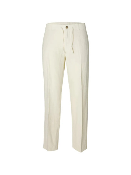  Selected Drawstring Trousers - White 