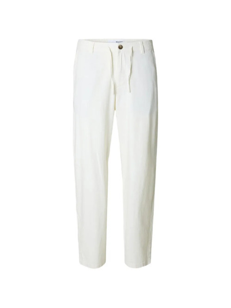  Selected Loose Brody Trousers - White 