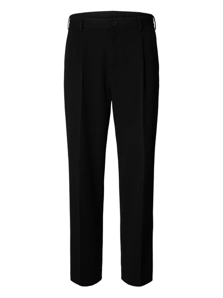  Selected Pleated Trousers - Black 