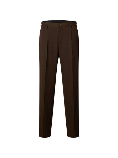  Selected Pleated Trousers - Brown 