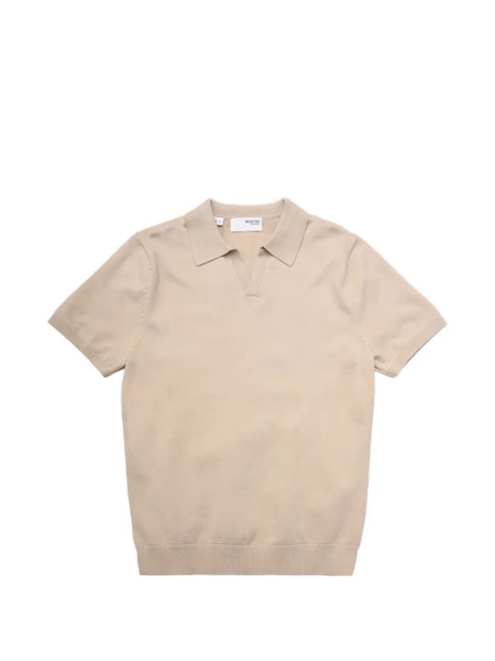  Selected Polo-collar T-shirt - Neutrals 