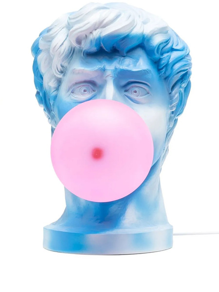  Seletti Bubble-gum Ceramic Head Sculpture - Blue 