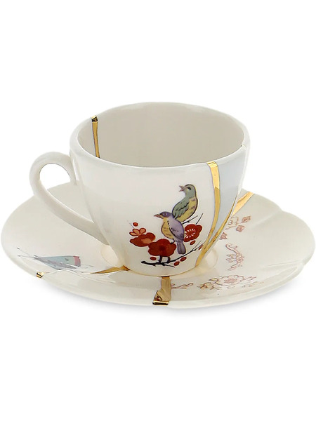  Seletti Crack Detail Coffee Cup - White 
