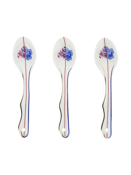  Seletti Hybrid Armilla Coffee Spoons - White 