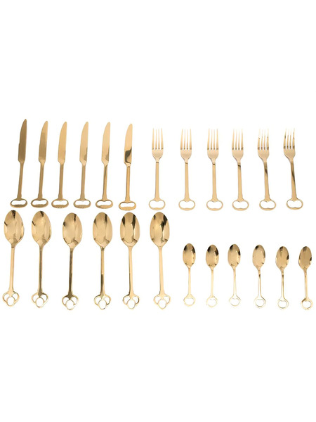 Seletti Keytlery Cutlery Set - Gold 
