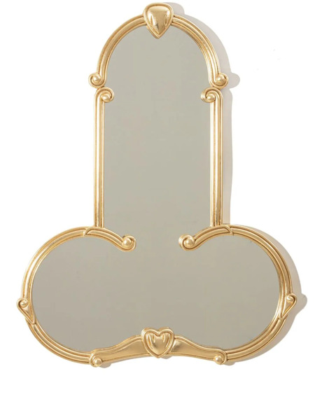  Seletti Liberty Man Frame Mirror - Gold 