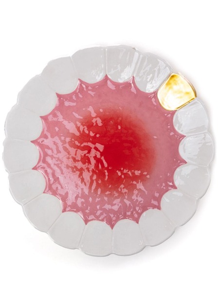  Seletti Mouth Full Blow Plate (35cm) - White 