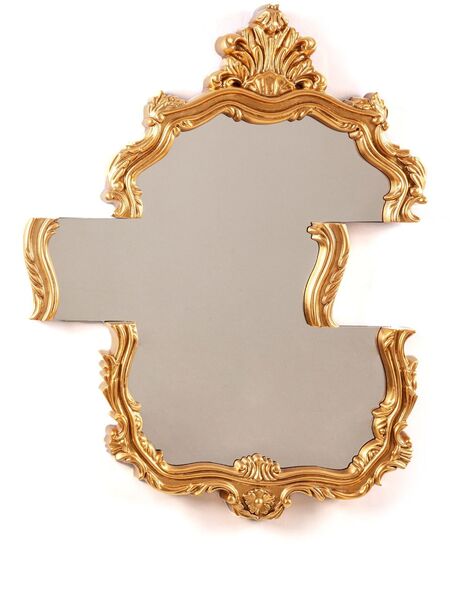  Seletti Tetris Frame Mirror - Gold 