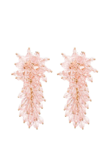  Self-portrait Beaded Drop Earrings - Gold 