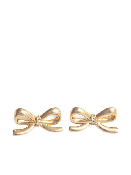  Self-portrait Bow Stud Earrings - Gold 