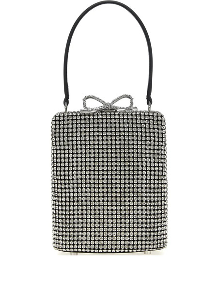 Self-portrait Crystal Fishnet Tote Bag - Grey 