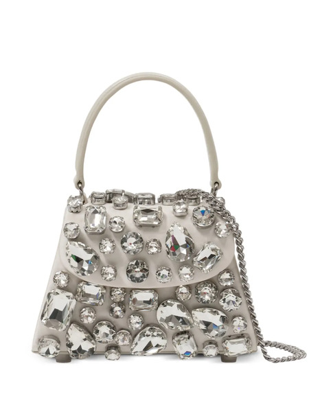  Self-portrait Crystal Mini Bag - Neutrals 