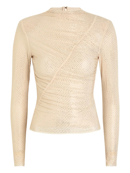  Self-portrait Embellished Long-sleeved Top - Neutrals 