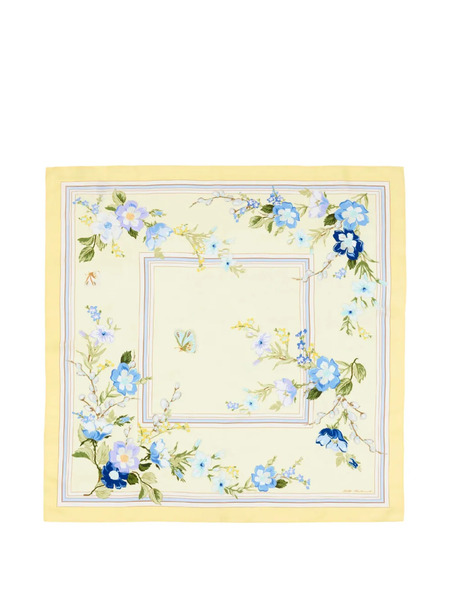  Self-portrait Floral-print Scarf - Yellow 