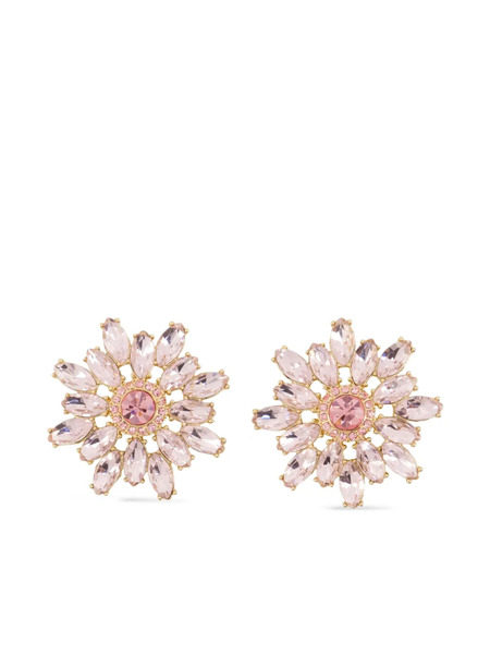  Self-portrait Flower-shaped Earrings - Gold 
