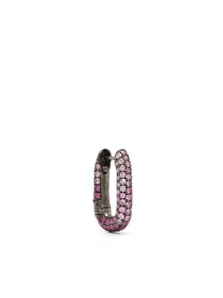  Selim Mouzannar Sterling Silver Sapphire Earring 