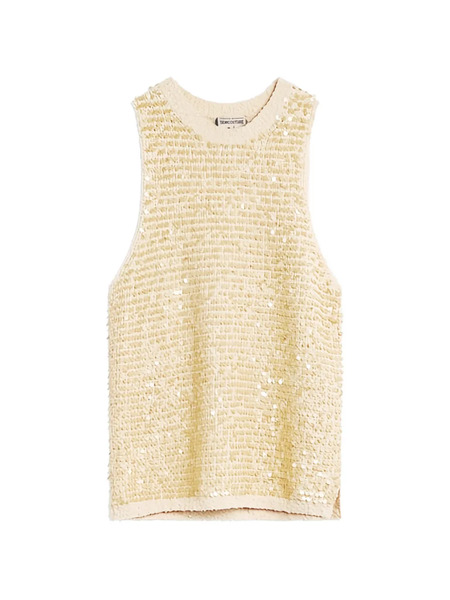  Semicouture Alona Top - Neutrals 