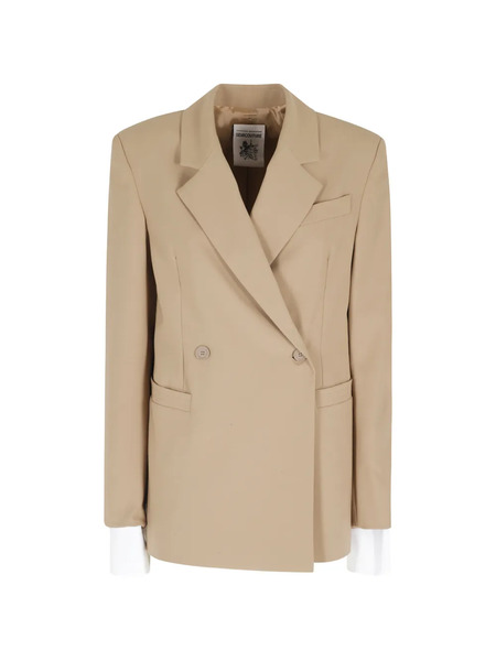  Semicouture Button Blazer - Neutrals 