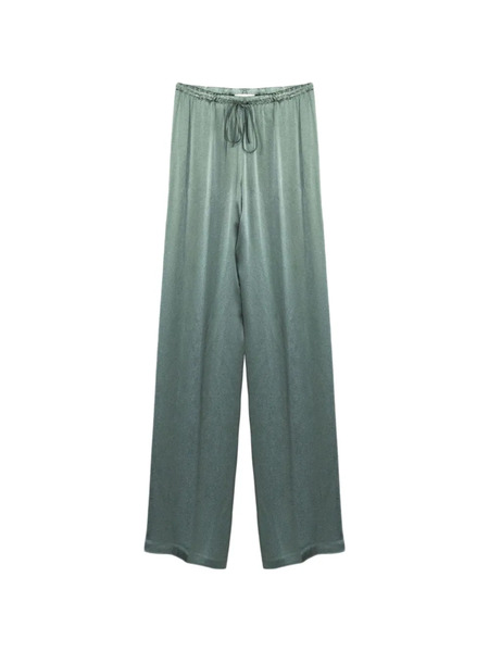  Semicouture Elasticated Drawstring Trousers - Green 