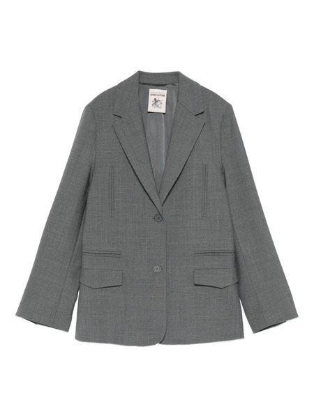  Semicouture Isabella Button-fastening Blazer - Grey 