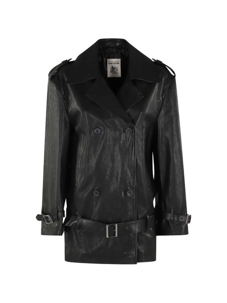  Semicouture Lara Double-breasted Jacket - Black 