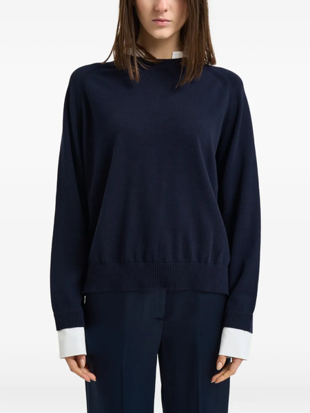  Semicouture Layered Sweater - Blue 
