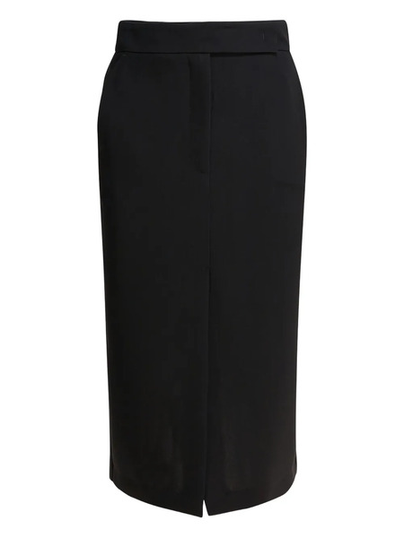  Semper Double-slit Midi Skirt - Black 