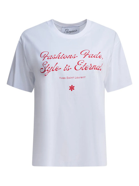  Semper Graphic-print T-shirt - White 