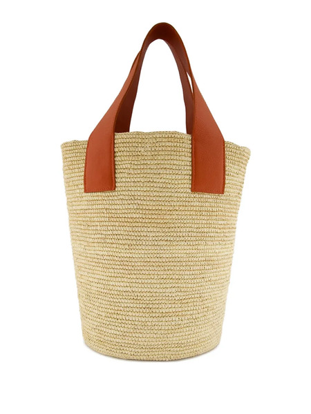  Sensi Studio Double-handle Open-top Bucket Bag - Neutrals 
