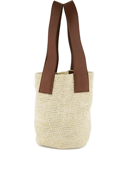 Sensi Studio Mini El Varejo Woven Straw Shoulder Bag - Neutrals 