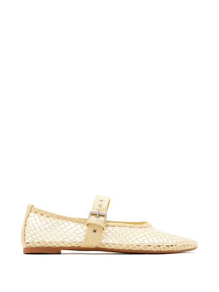  Senso Carina Buckle-strap Ballet Flats - Neutrals 