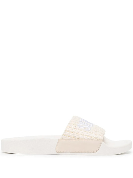  Senso Elly Ii Logo-embroidered Slides - Neutrals 