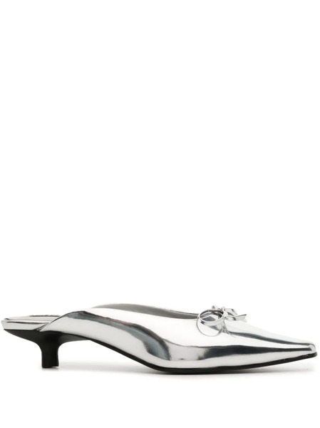  Senso Fenton Ii Patent Leather Mules - Silver 