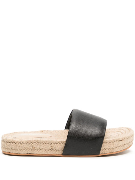  Senso Isobel Open-toe Espadrille Sandals - Black 