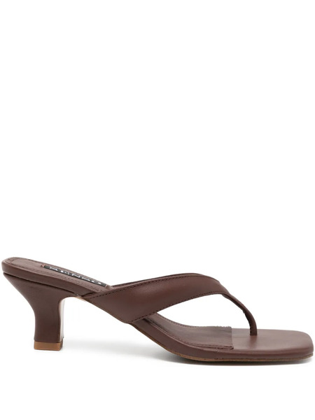  Senso 60mm Square Sandals - Brown 