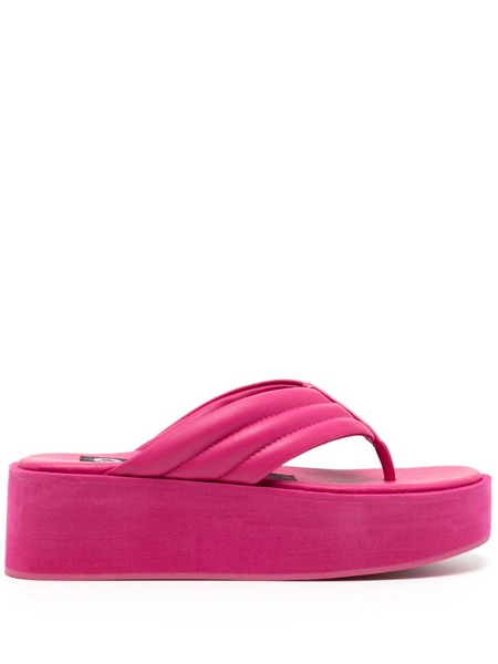  Senso Reese Platform Leather Flip-flops - Pink 