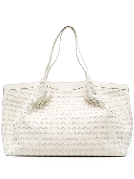  Serapian Textured Shoulder Bag - Neutrals 