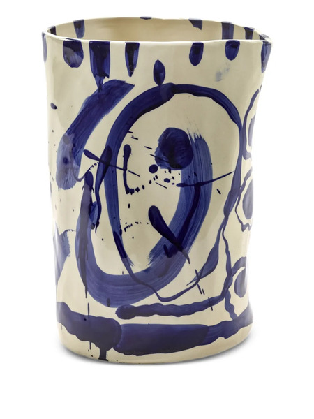  Serax Large Sophia Abstract-print Vase - Neutrals 