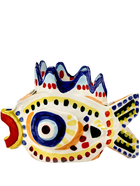  Serax Sicily Fish-shape Vase (34.5cm) - Multicolour 