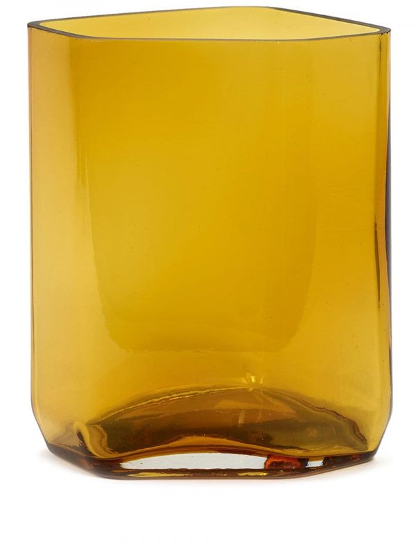  Serax Silex Medium Glass Vase - Yellow 