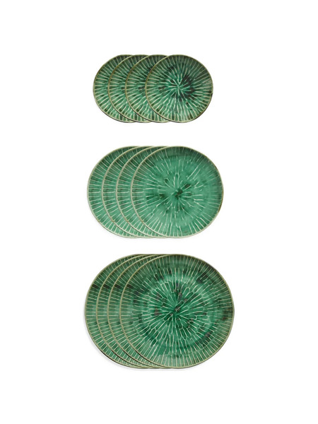  Serax Verde Lanza Dinnerware (four-person Setting) - Green 