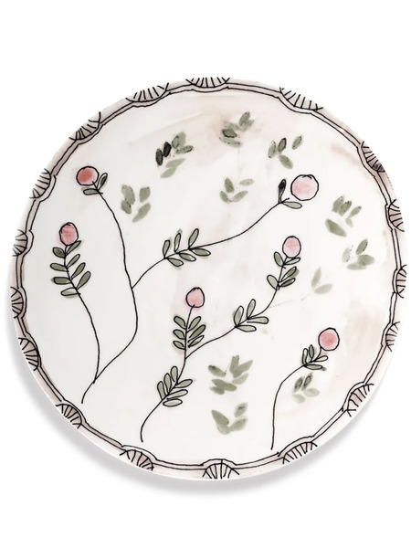  Serax X Marni Midnight Flowers Dinner Plates (set Of Two) - Neutrals 