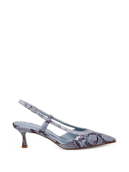  Sergio Levantesi Cutout Strap Pumps - Blue 