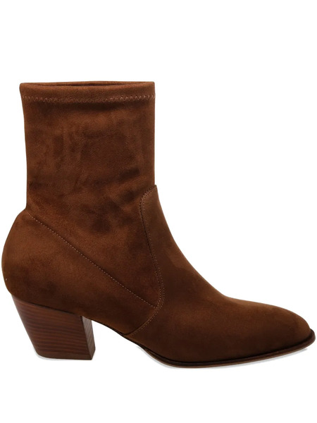  Sergio Levantesi Sock-fit Block-heel Boots - Brown 