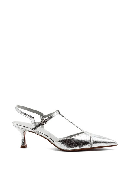  Sergio Levantesi T-strap Sandals - Silver 