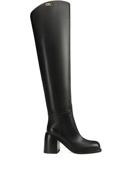  Sergio Rossi Avenue Block-heel Boots - Black 