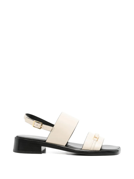  Sergio Rossi Buckled-strap Sandals - Neutrals 