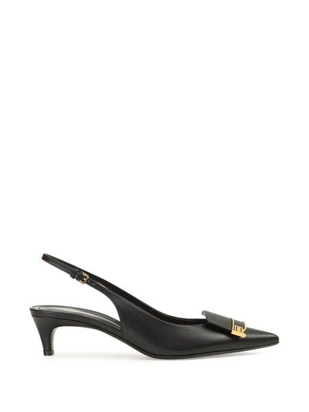  Sergio Rossi Evolv Leather Pumps - Black 