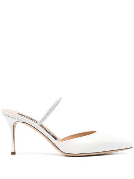 Sergio Rossi Godiva Mules - White 